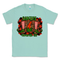 Seafoam santa's favorite elf Classic Tee - RanaPortraitStore