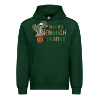 Forest Green never enough plants Urban Hoodie - MaliasSmallBusiness