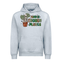 Heather Grey never enough plants Urban Hoodie - MaliasSmallBusiness