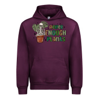 Mauve Wine never enough plants Urban Hoodie - MaliasSmallBusiness