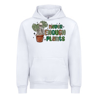White never enough plants Urban Hoodie - MaliasSmallBusiness