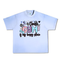 Grape Ice the gym is my happy place Urban Heavy Tee - MaliasSmallBusiness