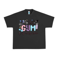 Pigment Black the gym is my happy place Urban Heavy Tee - MaliasSmallBusiness