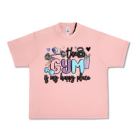Salmon the gym is my happy place Urban Heavy Tee - MaliasSmallBusiness