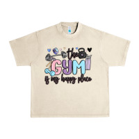 Sandshell the gym is my happy place Urban Heavy Tee - MaliasSmallBusiness
