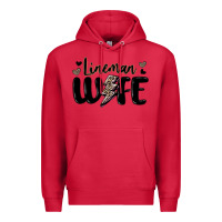 Cardinal lineman wife Premium Hoodie - MaliasSmallBusiness