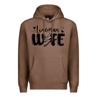 Chestnut lineman wife Premium Hoodie - MaliasSmallBusiness