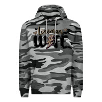 Slate Camo lineman wife Premium Hoodie - MaliasSmallBusiness