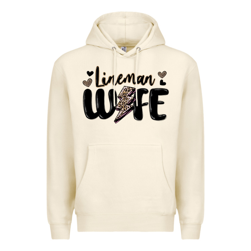 Lineman Wife Premium Hoodie by MaliasSmallBusiness | Teevron