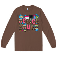 Chestnut office squad Long Sleeve Tee - Zillion Design Studio