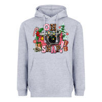 Heather Grey christmas oh snap Heavyweight Hoodie - AdoDesignShop