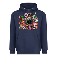 Navy christmas oh snap Heavyweight Hoodie - AdoDesignShop