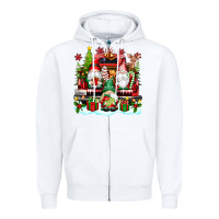 White christmas gnome truck Zipper Hoodie - texasbilliewilder