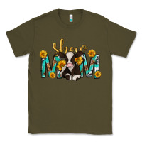 Army Green show mom with cow mothers day Classic Tee - texasbilliewilder
