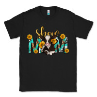 Black show mom with cow mothers day Classic Tee - texasbilliewilder