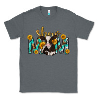 Charcoal Heather show mom with cow mothers day Classic Tee - texasbilliewilder