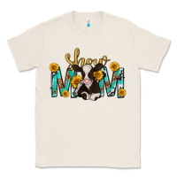 Natural show mom with cow mothers day Classic Tee - texasbilliewilder