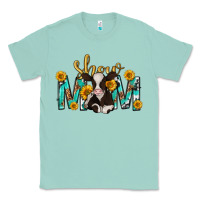 Seafoam show mom with cow mothers day Classic Tee - texasbilliewilder