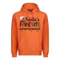 Carrot santa's favorite  paraprofesyonal Premium Hoodie - AdoDesignShop