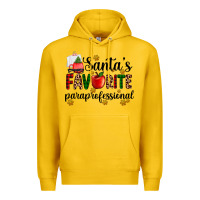 Lemon santa's favorite  paraprofesyonal Premium Hoodie - AdoDesignShop