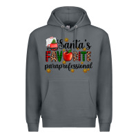 Rock santa's favorite  paraprofesyonal Premium Hoodie - AdoDesignShop