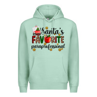 Seafoam santa's favorite  paraprofesyonal Premium Hoodie - AdoDesignShop