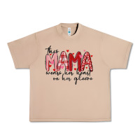 Burro this mama wears her heart on her gleeve Urban Heavy Tee - MaliasSmallBusiness