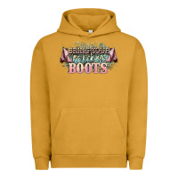 Pigment Peanut Butter bring your ass kicking boots Urban Hoodie - NancyCooperArtShop