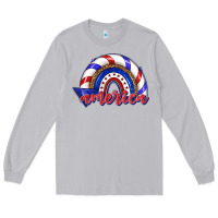 Moon Dust America rainbow Long Sleeve Tee - texasbilliewilder