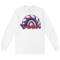 White America rainbow Long Sleeve Tee - texasbilliewilder