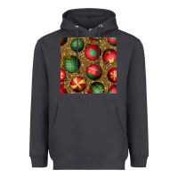 Smoke christmas ornaments and leopard seamless pattern Heavyweight Hoodie - BundleAndBundleShop
