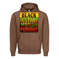 Chestnut Black history month periodt Zipper Hoodie - Zillion Design Studio