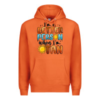 Carrot im better person when im tan Premium Hoodie - MaliasSmallBusiness