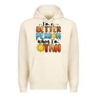 Tofu im better person when im tan Premium Hoodie - MaliasSmallBusiness