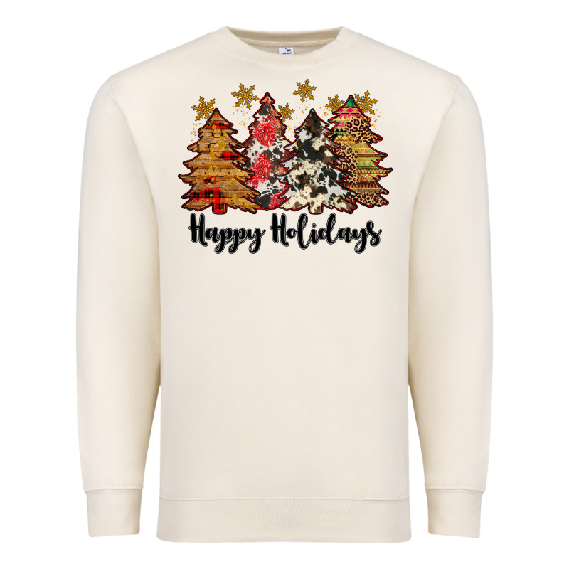 Happy Holidays Premium Sweatshirt by JahusDesignShop | Teevron