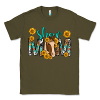 Army Green show mom with horse mothers day Classic Tee - texasbilliewilder