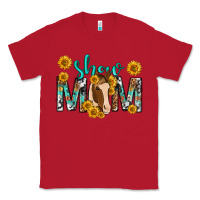 Red show mom with horse mothers day Classic Tee - texasbilliewilder