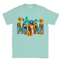 Seafoam show mom with horse mothers day Classic Tee - texasbilliewilder