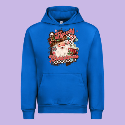 Western Howdy Christmas Urban Hoodie Designed By Maliassmallbusiness