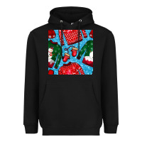Black christmas clothes seamless pattern Heavyweight Hoodie - BundleAndBundleShop