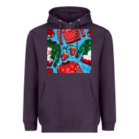 Plum christmas clothes seamless pattern Heavyweight Hoodie - BundleAndBundleShop
