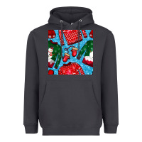 Smoke christmas clothes seamless pattern Heavyweight Hoodie - BundleAndBundleShop