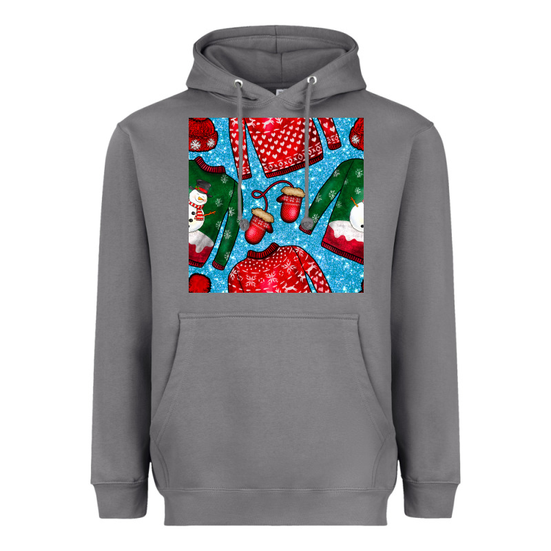 Christmas Clothes Seamless Pattern Heavyweight Hoodie by BundleAndBundleShop | Teevron