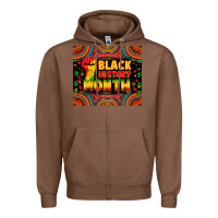 Chestnut Black History Month Zipper Hoodie - Zillion Design Studio