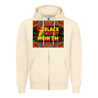 Sandshell Black History Month Zipper Hoodie - Zillion Design Studio