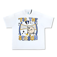 White tis the season volleyball Urban Heavy Tee - MaliasSmallBusiness