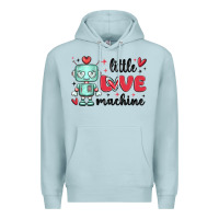 Blue Mist little love machine Premium Hoodie - MaliasSmallBusiness