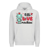 Dove Grey little love machine Premium Hoodie - MaliasSmallBusiness
