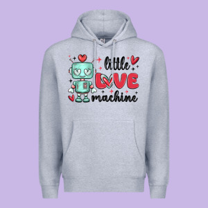 Little Love Machine Premium Hoodie Designed By Maliassmallbusiness