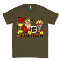 Army Green tis' the season softball coffee cups Classic Tee - Zillion Design Studio